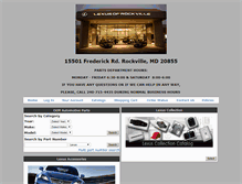 Tablet Screenshot of lexusofrockvilleonlineparts.com